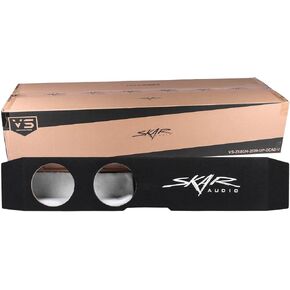 Skar Audio Dual 8" Loaded Sealed Subwoofer Enclosure Compatible with 2019-2024 Chevrolet Silverado/GMC Sierra Double Cab Trucks