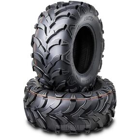 WANDA 2 AT Master ATV Tires 22x7-11 22X7X11 6-Ply Solid Lug Mud Tires fit Honda Recon 250 Suzuki Ozark 250