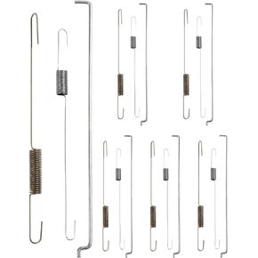 18pcs Throttle Return Spring Linkage Kit,Governor Connecting Rod Speed Control Spring Carburetor Assortment Classification Link Set,Carburetor Spring
