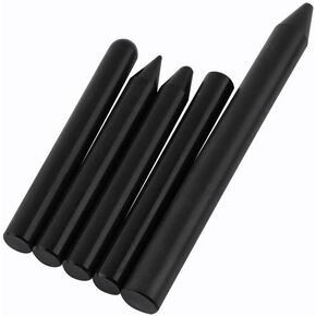 Keenso Tools Knock Down Tool Tap Down Pen Nylon Tap Down Pen Paintless Hail Removal Dent Repair Tools 5 pcs (White)