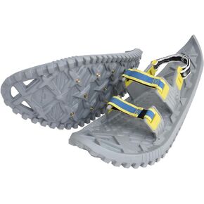 Crescent Moon Eco Eva, Ultra-Light Weight Hiking Foam Snowshoes for Men and Women, Biodegradable, Velcro Straps