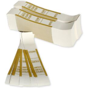 Currency Straps, Mustard/White