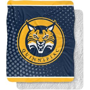 LOGOVISION Official Collegiate Logo Dots Collection Silky Touch Sherpa Back Super Soft Throw Blanket Collection