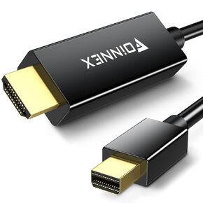 Mini DisplayPort to HDMI Cable, 4K@60Hz Mini DP to HDMI Cord, Thunderbolt 2 HDMI Cable Compatible for Old MacBook Air/Pro, Microsoft Surface Pro