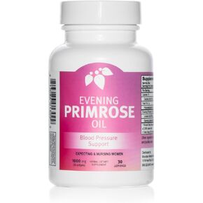 Mountain Meadow Herbs Evening Primrose Oil Capsules for Women: Support for Clear, Healthy Skin and More, with Omega-6 Fatty Acids, Gluten-Free, 1000 mg (30 ct)
