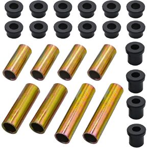Arm Bushing Kit with Sleeve Kit for Club Car DS Golf Cart 1992 Up Front Lower Spring + Front Upper A Arm Suspension