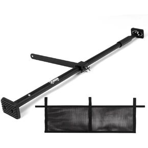 شريط شحن XINQIAO لسرير شاحنة الالتقاط، شريط شحن عالمي ممتاز للشاحنة مع شبكة شحن وشريط مقسم، سعة 200 رطل، أيضًا لعمود دعم اليد الثالثة، بطول 39.4 بوصة إلى 70.8 بوصة in Kuwait