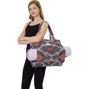 Aozora Yoga Mat Bag Tote Sling Carrier with Yoga Mat Carrier Pocket Carryall Shoulder Bag Light and Durable in Kuwait