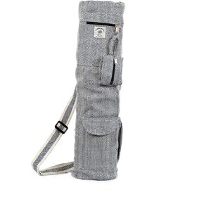 Hemp Yoga Mat Bag Yoga Mat Carrier Full-Zip Eco Friendly Exercise Yoga Mat Carry Bag with Storage Pockets