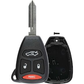 KeylessOption Just The Case Keyless Entry Remote Control Car Key Fob Shell Replacement for KOBDT04A