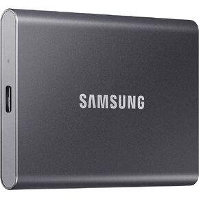 Samsung T7 Portable SSD - 2 TB - USB 3.2 Gen.2 Externe SSD Titan Gray (MU-PC2T0T/WW)
