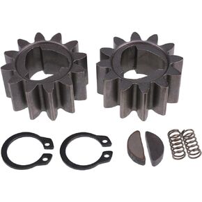 Drive Gear Kit 42661-VE2-800 Gears (12 Teeth) & 42672-VE2-800 Keys & Springs & Clips Compatible With 21" Honda Mower HRB 215, HRB 216, HRB 217, HRM 215, HRR 216, HRS 216