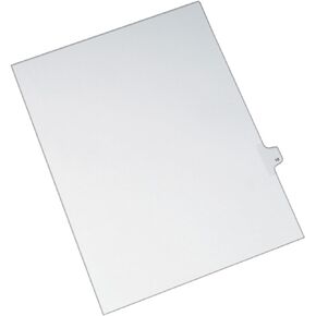 Avery Individual Legal Exhibit Dividers, Allstate Style, 18, Side Tab, 8.5 x 11 inches, Pack of 25 (82216)