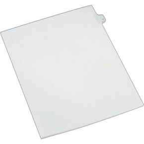 Avery Individual Legal Exhibit Dividers, Allstate Style, 4, Side Tab, 8.5 x 11 inches, Pack of 25 (82202)