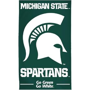 WinCraft NCAA Michigan State Spartans Fiber Beach Towel, 30 x 60, Multicolor