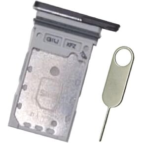 Replacement SIM Card Tray for Samsung Galaxy S21 FE (Fan Edition) 5G SM-G990U G990 (Black)