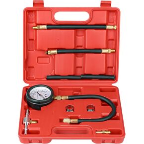Fuel Injection Pump Pressure Tester Gauge Kit, Fuel Pressure Gauge - 0-100PSI Fuel Injection Pump Pressure Tester Gauge Kit Universal for Auto Truck SUV Motorcycle ATV RV