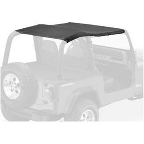 Bestop 5252915 Black Denim Safari-Style Strapless Bikini Top for 1992-1995 Wrangler