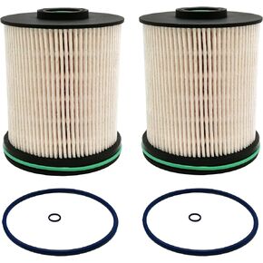 2 X Fuel Filter 6.6L Duramax Diesel fit for Chevy Cruze Silverado GMC Sierra 1500 2500 3500#23304096 TP1015, 2 Pack