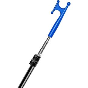 5' to 8.5' Marine-Grade Telescoping Boat Pole w/Removable Hook for Docking, Floating, Extra-Strong Aluminum, Boats up to 40ft