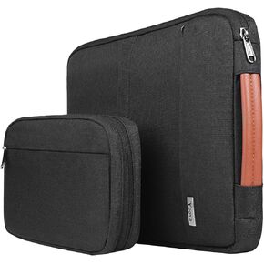 Voova Laptop Sleeve Case 13 13.3 14 Inch for MacBook Air/Pro Retina M2, MacBook Pro 14 2021 2022 M1 Pro/Max A2442,13.5 Surface Book/Laptop 4/3,13 Chromebook, 2 in 1 Computer Bag with Small Pouch