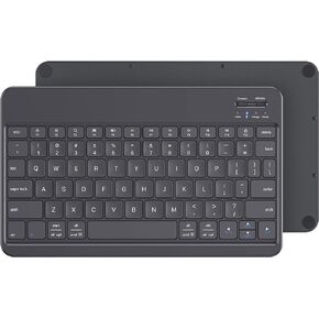 Emetok Bluetooth Keyboard for iPad with Spaciously Sized Keys and 7-Color Backlighting for Maximum Typing Comfort, Compatible with All Bluetooth-Enabled Devices,Such as iPad 10.2/ Air/Mini, Black