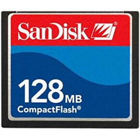 128MB Sandisk CF (Compact Flash) Card SDCFB-128 or SDCFJ-128 (CAV)