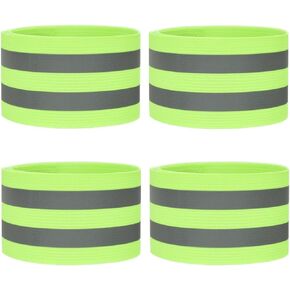 Reflective Bands for Night Walking Reflective Arm Bands Reflective Bands for Outdoor Cycling, Hiking, Jogging, Motorcycle Riding or Running