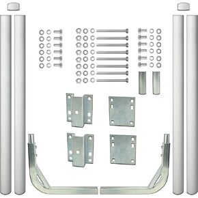 Boat Trailer Guide-ons 48“, Guide Pole Kit，Heavy Duty 2PCS Steel Trailer Post Guide on, for Your Ski Boat, Fishing Boat or Sailboat Trailer，More Rust-Prevention