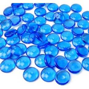 HappyFiller 630 PCS Amber Acrylic Flat Marbles Plastic Gemstones for Bowl Vase Fillers,Table Scatters, Arts Crafts,Home Centerpieces,Candle Holder Decorating,Fish Tank Pebbles