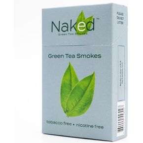 Naked Nicotine-Free Tobacco-Free Green Tea Cigarettes: Cool 10-pack carton