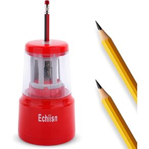 Electric Pencil Sharpener, Office Personal Super Sharp, Powerful Stall-Free Motor, 10yr Warranty, (Black)