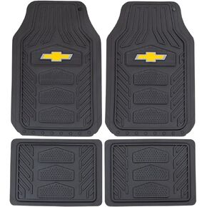 Plasticolor Chevrolet Weatherpro 4 Piece Floor Mats Set, Floor Mats by Plasticolor (001664R03), Black, One Size