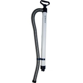 Attwood 11596-2 Emergency Hand-Operated Livewell Bilge Pump with Removable 32-inch Hose, White