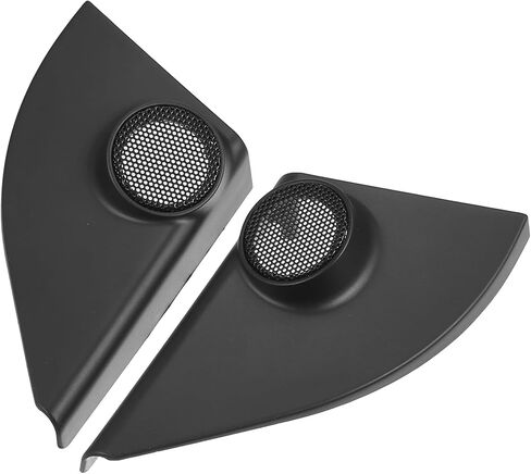 ACROPIX Car Door Tweeter Speaker Panel Cover Trim Fit for Toyota RAV4 2013 2014 2015 2016 2017 2018 - Pack of 2 Black in Saudi Arabia