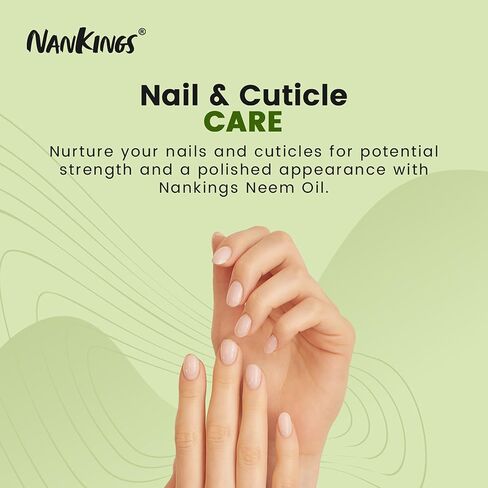 Nankings® Cold Pressed Neem Oil 4 fl oz - (118 ml) 100% Pure and Natural for | Hair | Scalp | Face | Skin |Nail | Cuticle And Garden. (Azadirachta Indica) in Saudi Arabia