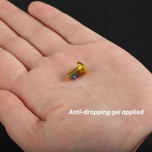 12 قطعة من مسامير فرامل قرص الدراجة M5x10mm مسامير الدوار MTB مسامير دوار الدراجة السوداء مع 1 قطعة T25 مفتاح توركس L لدراجة الطريق والدراجة الجبلية in Kuwait