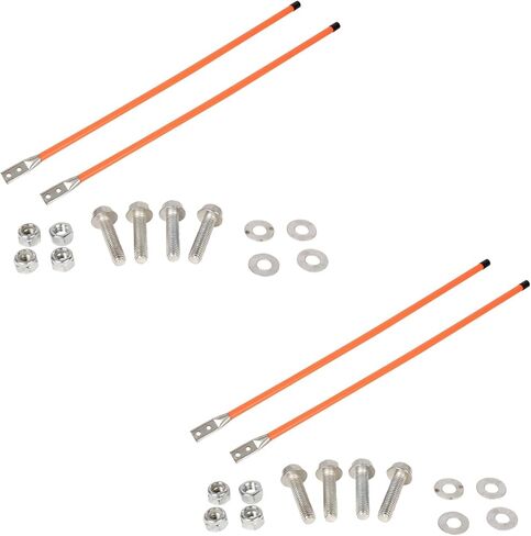 علامات دليل شفرة محراث الثلج مقاس 24 بوصة متوافقة مع Western 62595 Orange Pack of 4 in Kuwait