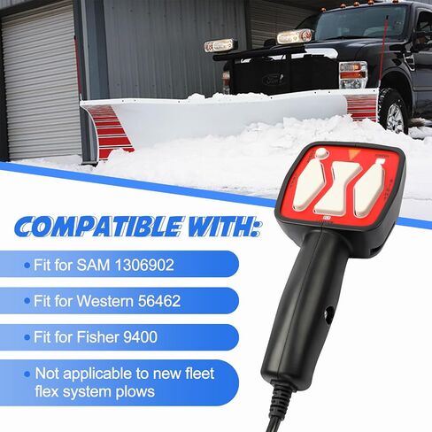 Snowplow Handheld Controller Compatible with SAM 1306902, Western 56462, Fisher 9400 in Kuwait