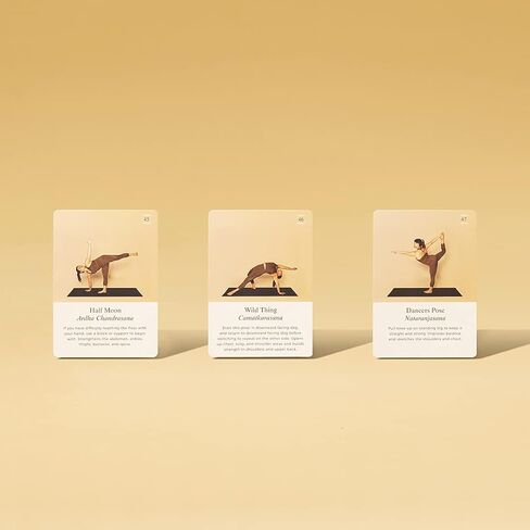 بطاقات يوجا نادي الهدوء | مجموعة بطاقات اليوغا مع 52 وضعية | بطاقات اليقظة الذهنية وإكسسوارات التأمل لتخفيف التوتر | هدايا العناية الذاتية للنساء | اكسسوارات اليوغا | هدايا اليوغا وهدايا الذهن in Kuwait