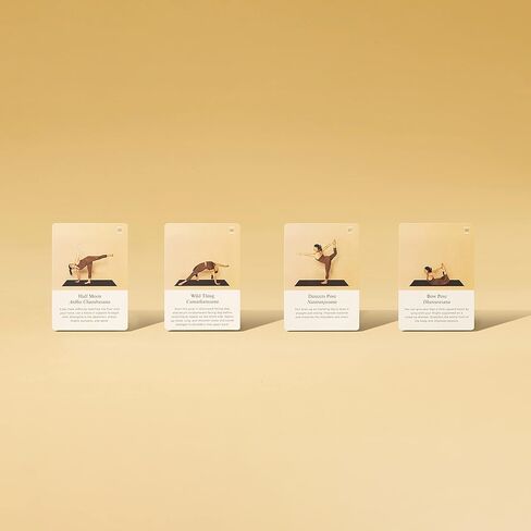 بطاقات يوجا نادي الهدوء | مجموعة بطاقات اليوغا مع 52 وضعية | بطاقات اليقظة الذهنية وإكسسوارات التأمل لتخفيف التوتر | هدايا العناية الذاتية للنساء | اكسسوارات اليوغا | هدايا اليوغا وهدايا الذهن in Kuwait