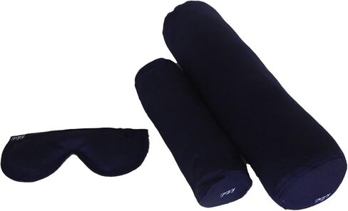 Meditation Kit, 3 Piece Yoga Set, Eye Pillow Buckwheat Hull Filled, Back Bolster/Cushion Fiber Filled, Neck Bolster Buckwheat Hull Filled in Saudi Arabia