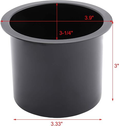 10 Pieces of Solid Aluminum Drop-in Drink Cup Holder for Boat,Table,Camper (10 Pack of Silver) in Saudi Arabia