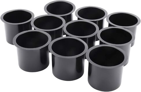 10 Pieces of Solid Aluminum Drop-in Drink Cup Holder for Boat,Table,Camper (10 Pack of Silver) in Saudi Arabia
