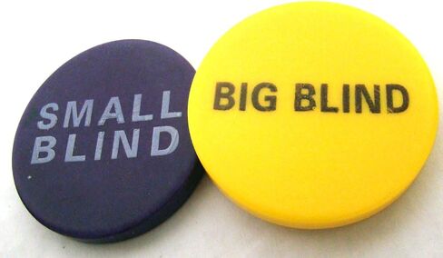 Brybelly Pair of 2" Poker Buttons - Small Blind and Big Blind in Saudi Arabia