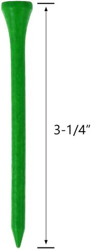 Wooden Golf Tees 3-1/4 inch 3.25 Inches Natural Wood Golf Tees in Bulk for Men Women Golfer Reduce Side Spin and Friction Durable 120pcs in Plastic Can in Saudi Arabia