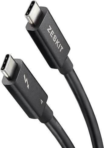 كابل Thunderbolt 4 المعتمد من Zeskit بسرعة 40 جيجابت في الثانية بقوة 100 وات نشط بطول 1.5 متر in Kuwait