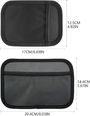 سيارة صافي جيب الجانب فوضى متناثرة تخزين حامل هاتف منظم لصق قوي 8 "x 5.75" (1 قطعة L + 1 قطعة S) in Saudi Arabia