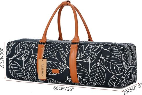 حقيبة سجادة يوجا كبيرة من القماش من باوشا مقاس 1/4 1/3 2/5 1/2 بوصة بساط يوجا سميك للغاية للنساء YG-01 in Kuwait