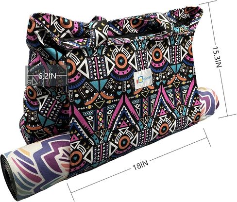 Aozora Yoga Mat Bag Tote Sling Carrier with Yoga Mat Carrier Pocket Carryall Shoulder Bag Light and Durable in Saudi Arabia